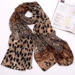 [gryxh3400101]Fashion sexy CONTRAST COLOR Leopard Print Scarf