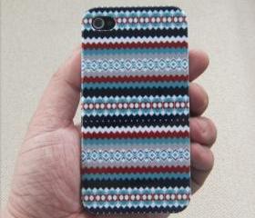 [gryxh3100521]Tribal Hybrid Impact pin stripe Case for iphone 4/4s